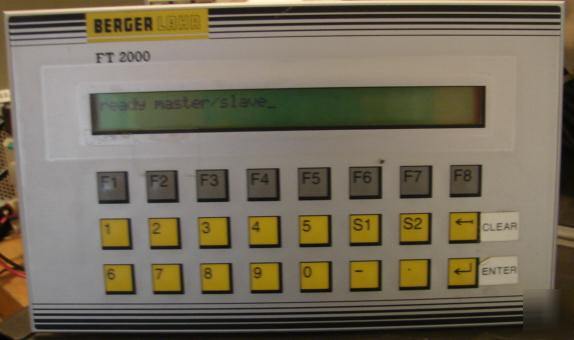 Berger lahr type FT2000 rev 1.04 panel 