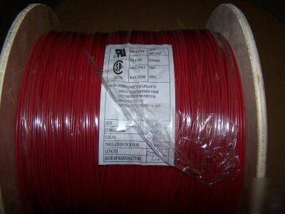 Copper cable L1007/1569-18 awg red 5000' best price 