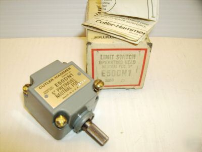 Cutler-hammer E50DN1 limit switch head 5 degree 