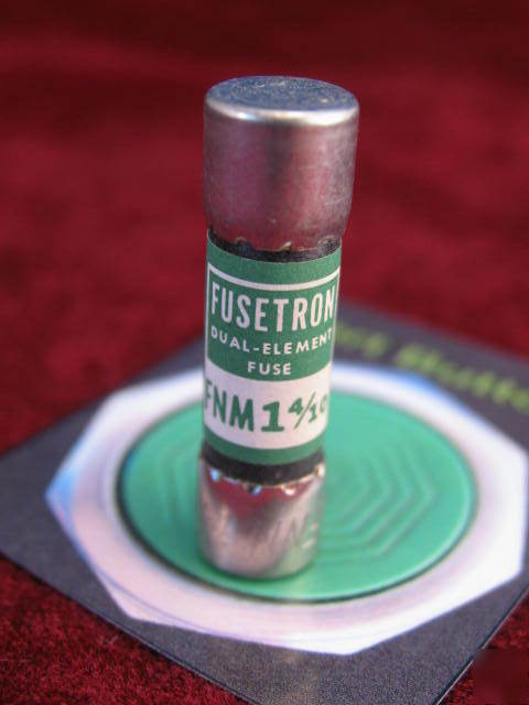 Fnm 1-4/10 bussman fusetron midget 250V time delay fuse