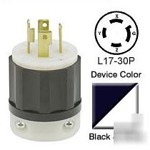 Leviton 2741 locking plug 30 amp 600 volt 3 phase