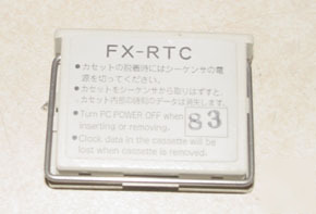 Mitsubishi fx series real time clock fx-rtc