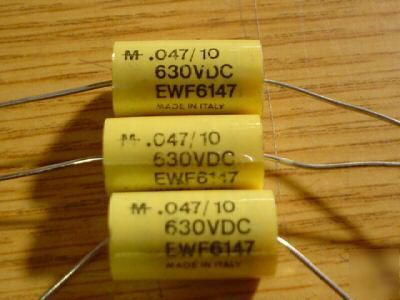 New 20PCS 630V .047UF axial mylar capacitor 