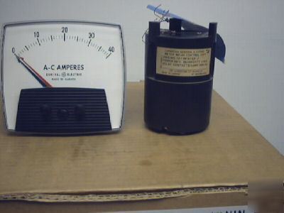 New general electric ac meter relay c/w control unit