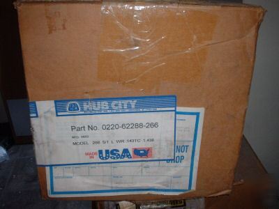 New hub city worm gear speed reducer model 266