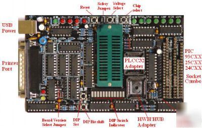 New window willem programmer pic mcs flash bios PCB5.5C