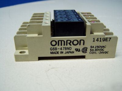 Omron relay & module m/n: G6B-47BND - used