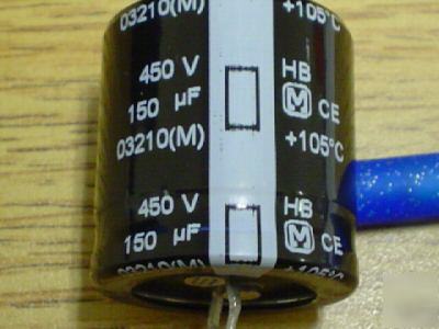 10 450V 150UF panasonic 105C mini snap-in capacitors 
