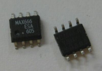 10PCS p/n MAX666ESA ; ic v-reg cmos dual mode 5V 8SOIC