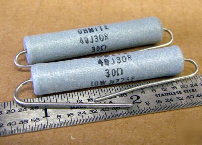 30 ohms 5% @ 10W ww ohmite power resistor s (20 pcs)