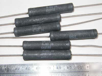 6.8 ohms 3% @ 10 watts ww power resistors (15 pcs)