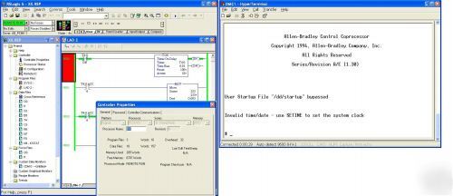 Ab plc-5/15/b complete system & coproc w/ethernet, nice