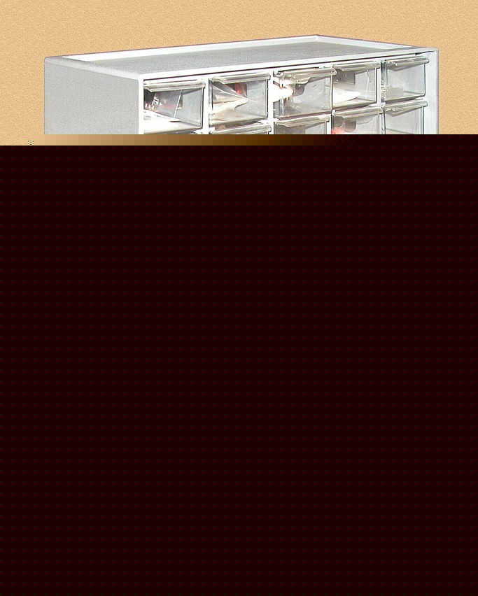 Assortment 55+ full size switches with cabinet