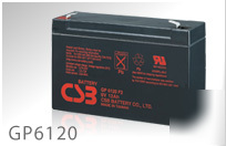 Battery 6V 12AH sla GP6120F2 csb technologies