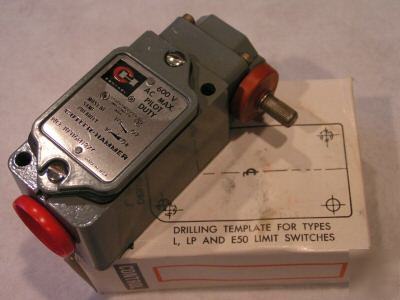 Cutler hammer type l limit switch 10316H187 