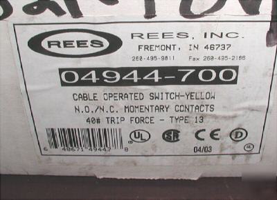 New rees 04944-700 cable operated switch * *