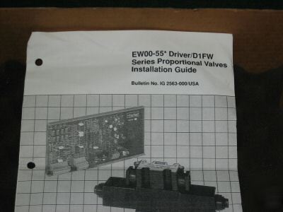 Parker EW00-554 electronic valve driver