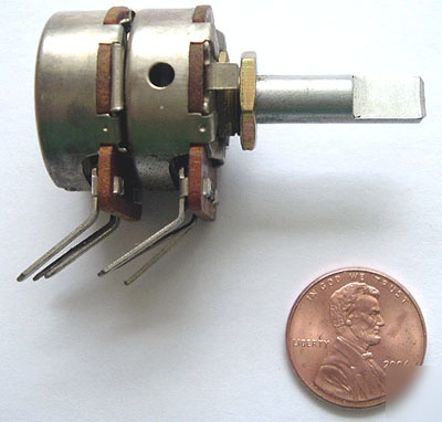 Potentiometer ~ 50K ohm dual ganged audio taper (1)