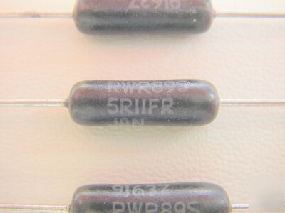 Resistor, RWR89S5R11FR, 5.11 ohm, 3W, 1%, (15 ea)