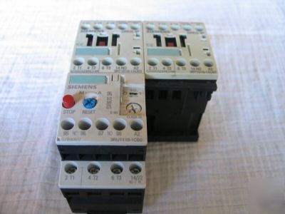 Siemens contactor with 2.5 amp overload
