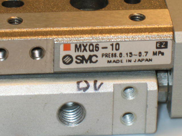 Smc pneumatic air linear slide table MXQ6-10