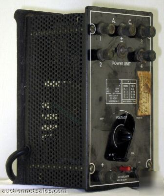 Vintage w.m. welch scientific co power unit circuit