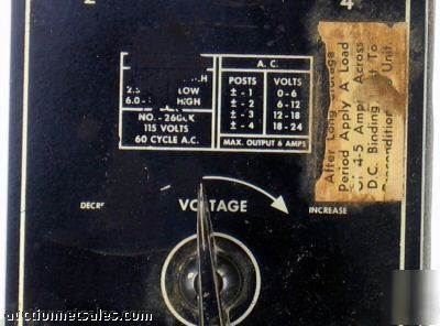 Vintage w.m. welch scientific co power unit circuit