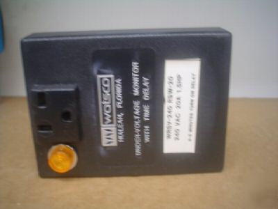 Watsco ecv-240RS-20 voltage monitor time delay 10, 20 a