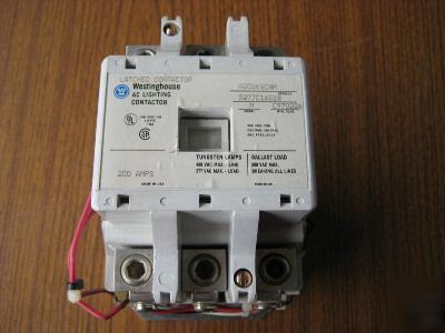 Westinghouse A202K4CAM ac lighting contactor 5277C16G18