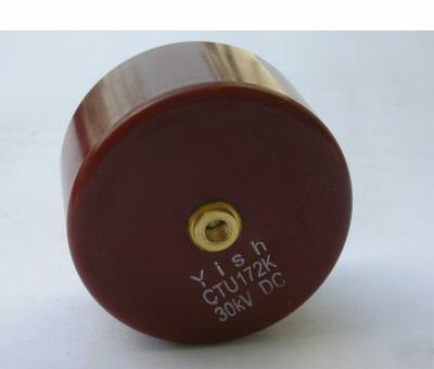 High voltage ceramic doorknob capacitor 30KV/1700PF