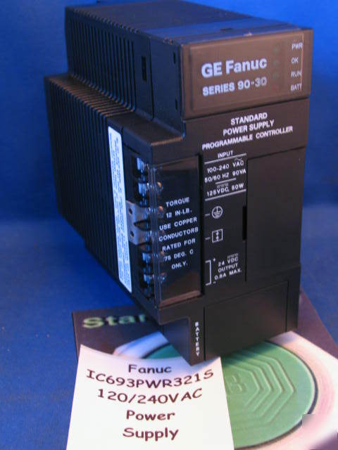 IC693PWR321S ge fanuc plc 90-30 120/240VAC power supply