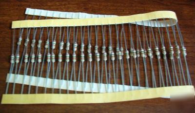 Lot of 50 resistors 10 ohm 1%, - with bonus chart 