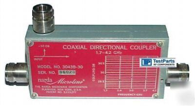 05-00284 - narda 3043B-30 30DB directional coupler rf n