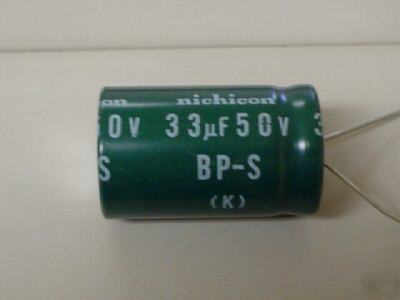 10P 50V 33UF nichicon radial bi-polar hi-fi capacitors