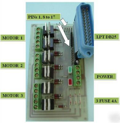 6A-3 axis cnc unipolar driver stepper motor router,mill