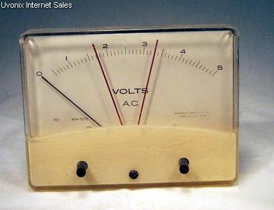 Ac volt meter relay indicator 0-5 volts model 602