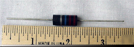 Allen bradley carbon comp resistors 22 meg ohm 2W 10%
