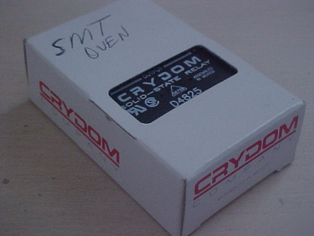Crydom relay D4825, 1 dc, 25A, 48-530V, 25A 480VAC dc