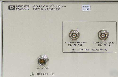 Hp agilent 8922H & 83220E gsm test sets manufct. system