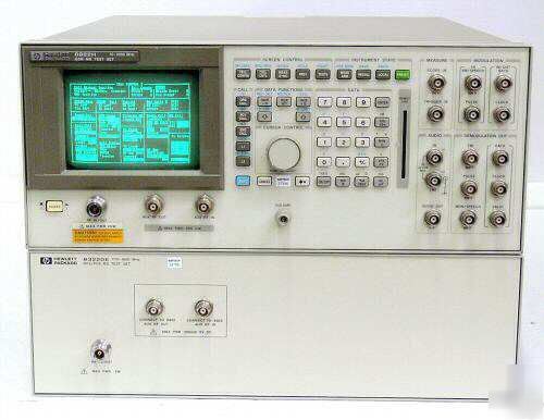 Hp agilent 8922H & 83220E gsm test sets manufct. system