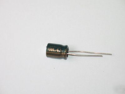 Lot of 50 mini capacitor 1800UF 16V 105C 10X21MM
