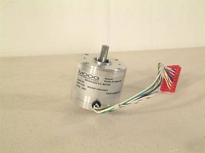 Moog high performance 12 vdc brushless motor robotics