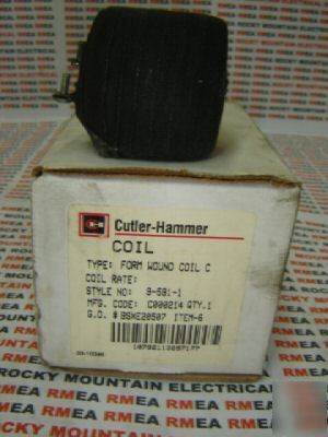 New cutler hammer form wound coil c 9-591-1 