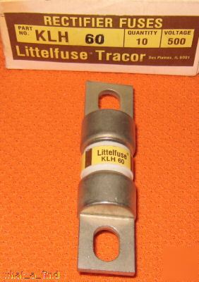 New littelfuse klh-60 rectifier fuse KLH60 60 a 500 v