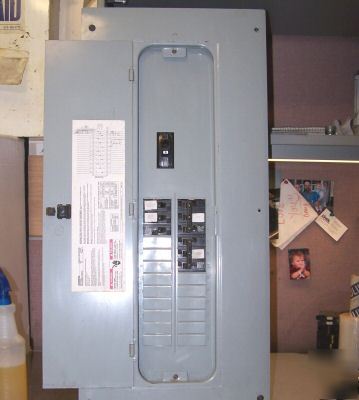 Siemens 150 amp main breaker panel board 120 / 240 volt
