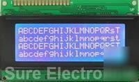 10PCS 20X4 lcd white characters blue backlight HD44780