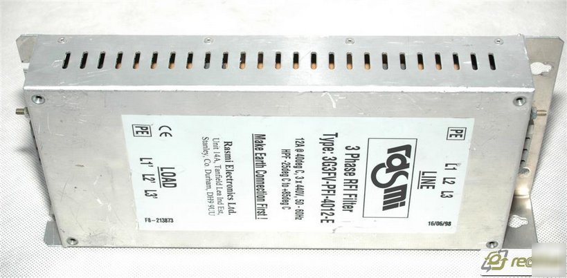 3G3FV-pfi-4012-e 3 phase rfi ac 3PH filter ce