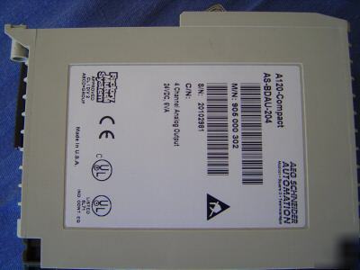 Modicon compact as-bdau-204 analog output module