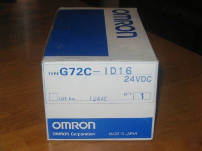 Omron G72C-ID16 G72CID16 24VDC remote terminal 