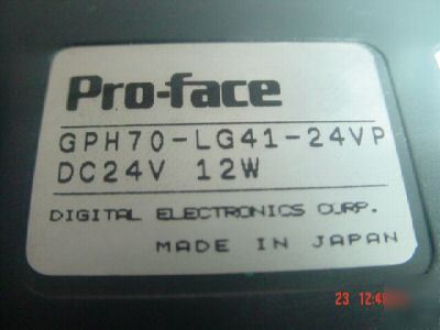 Proface / pro-face GPH70-LG41-24VP 6